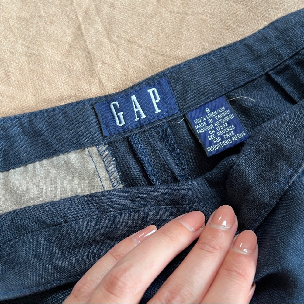 Vintage GAP Dark Blue Pencil Skirt - Picture 4 of 7
